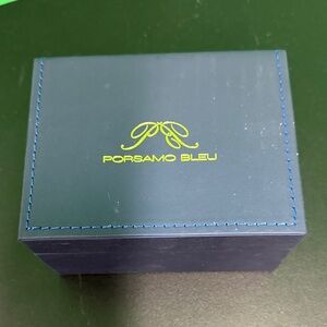 Porsamo Bleu Navy Watch Box
